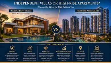 Luxury Living in Gurgaon Independent Villas or High-Rise Apartments